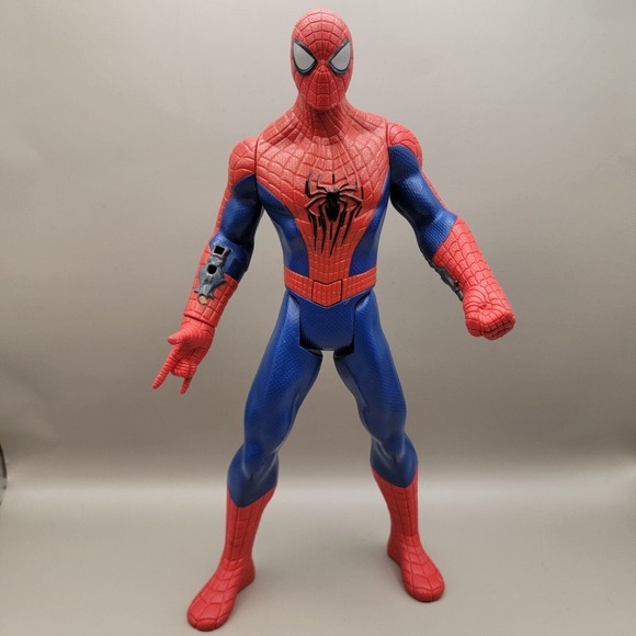 Marvel Amazing Spider-Man 2‎ Triple Attack Spider-Man 10 In Lights & Sounds Work - Picture 1 of 10